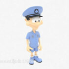 子供のおもちゃの警察のキャラクター