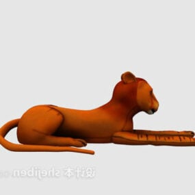 Stuffed Toy Tiger 3d-modell