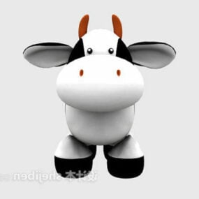 Brinquedo de pelúcia modelo 3d de vaca grande