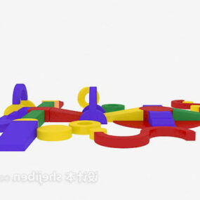 ست ترکیبی اسباب بازی کودکان مدل سه بعدی