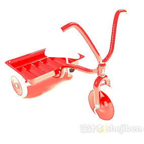 Children Tricycle Plastic Toy 3d model