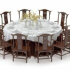Chinese Large Round Dinning Table