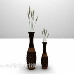 Modello 3d di vaso in ceramica cinese