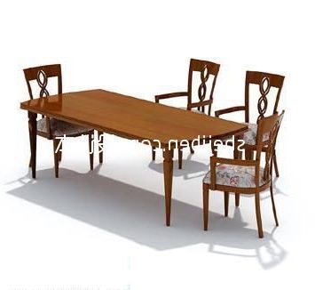 Juego de mesa y sillas de comedor chino