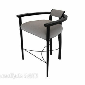 Chinese Chair Wooden Upholstery 3d model