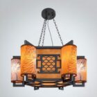 Chinese chandelier 3d model .