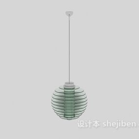 Glass Chandelier Sphere Shaped 3d model