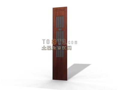 Décor en bois de porte chinoise