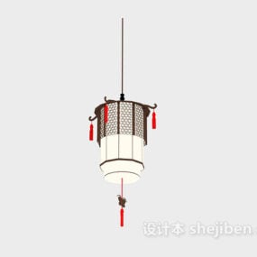 Kinesisk lanterne lysekronelampe 3d-modell
