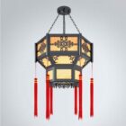 Chinese Polygon Vintage Chandelier