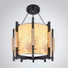 Chinese round octagonal chandelier 3d model ed.