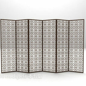 Chinese Carving Screen 3d model