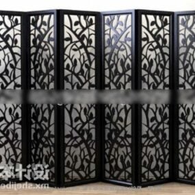 Collapse Screen Partition Divider 3d model