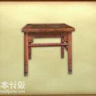 Chinese Wood Square Stool