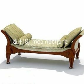 Kinesisk stil Chaifu Lounge Chair 3d-modell