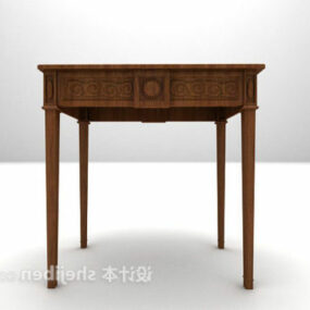 Chinese Modern Wooden Entrance Table 3d model