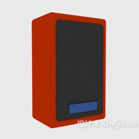 Model 3d Alat Audio Kotak