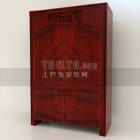 Classic Chinese shoe cabinet 343d model .