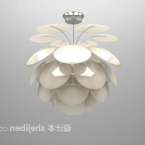 Modernism Flower Chandelier 3d model