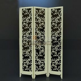 Collapse Screen Partition Divider 3d model