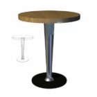 Round Coffee Table Wooden Top