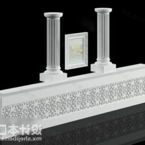 Greek Column Decoration 3d model
