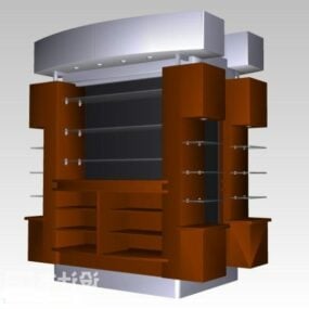 Commercial Booth Building 3d model