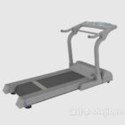 Commercial treadmill 3d model .