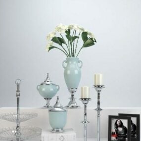 Continental Vase Decorative 3d model