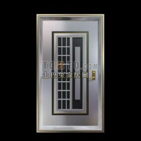 Arch French Style Home Door 3d model