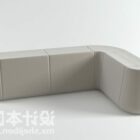 Canapé créatif modèle 3d.