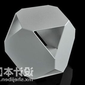 Modelo 3d de mesa de centro poligonal criativa
