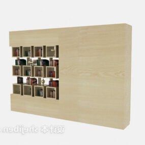 Bookcase Decoration Cabinet 3d model