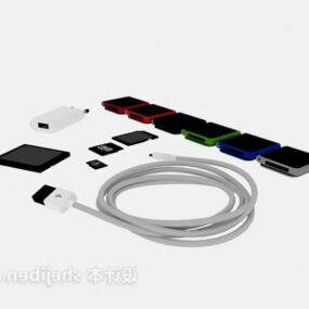 Network Wire Device 3d model