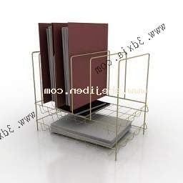 Furnitur Rak Folder Data Kantor model 3d