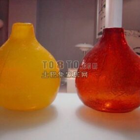 Decorative Vase Colorful Style 3d model