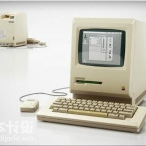 Vintage Desktop Pc 3d model