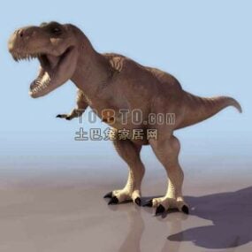 공룡 티라노사우루스 선사 시대 동물 3d 모델