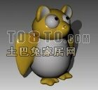 Plast Owl Doll Toy