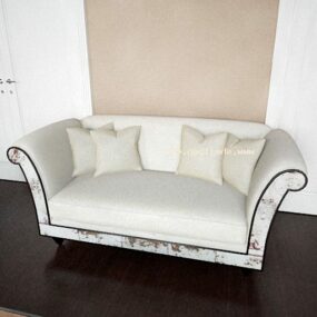 Casual Sofa Antique Style 3d model