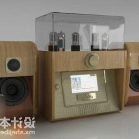 Haut-parleur électrique haut de gamme modèle 3D