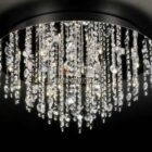 Elegant crystal ceiling lamp 3d model .