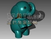 3d модель ляльки Слон