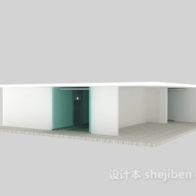 Hiss Korridor Space Interior 3d-modell