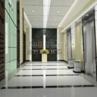 Interior Lift Dengan Lantai Marmer