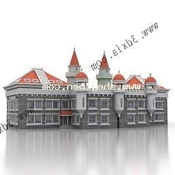 Castle Village Exterior Building 3d model
