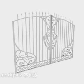European Home Iron Gate Furniture 3d model