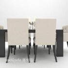 Europeisk minimalistisk vestlig spisebord