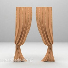 European Curtain Fabric 3d model