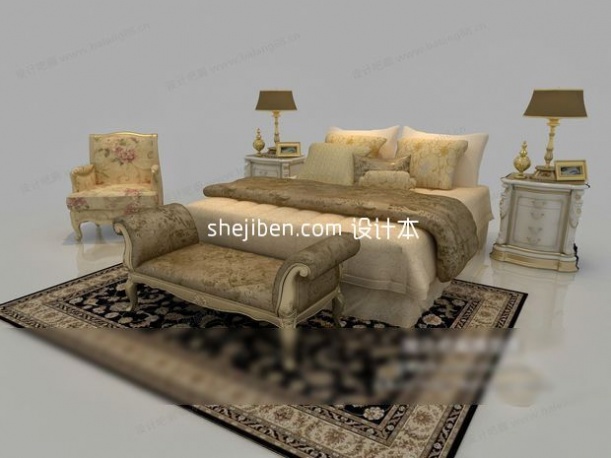 European Classic Luxury Bed Furniture